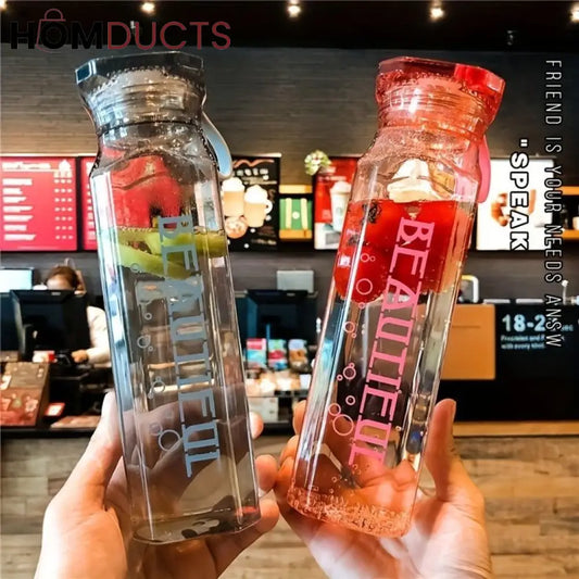 Large Capacity Glass Water Bottle