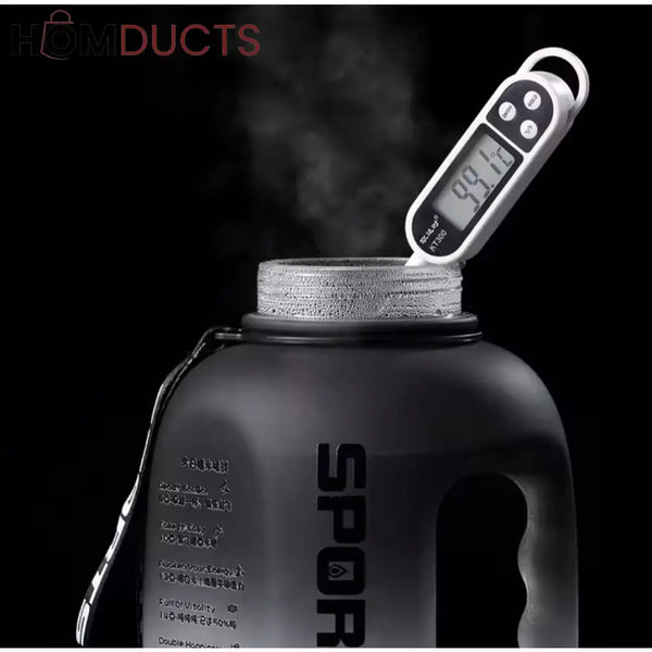 Large Capacity Gradient Sport Water Bottle - Portable, Reusable & BPA-Free Gym & Travel Drink Cup