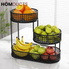 Large Capacity Iron Fruit Basket (Imported)