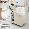 Large Capacity Laundry Basket With Wheels