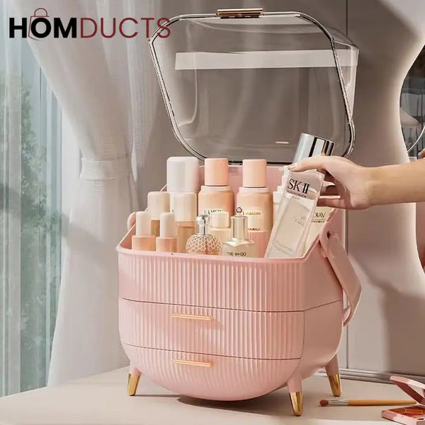 Large Capacity Light Luxury Cosmetic Organizer J & C organizer