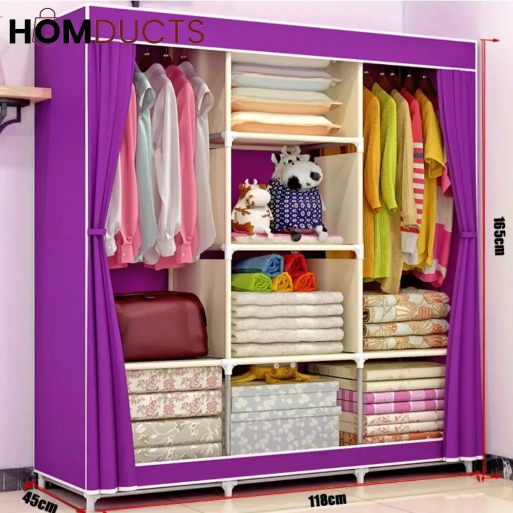 Large Capacity Non Wooven Wardrobe