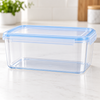 Large rectangular airtight food storage container with locking lid 3.6 litre
