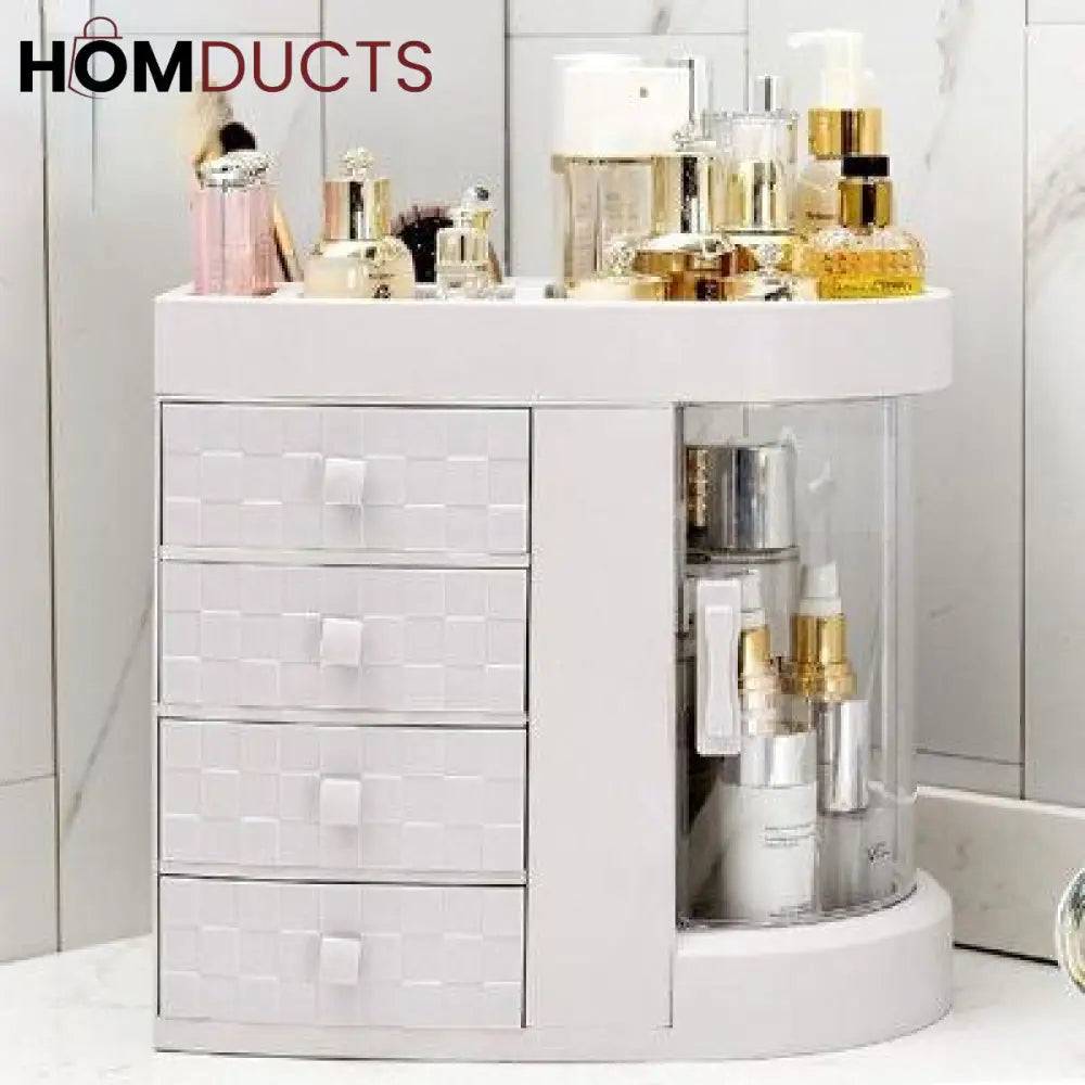 Largest Capacity Cosmetic Organizer With Drawer J & C