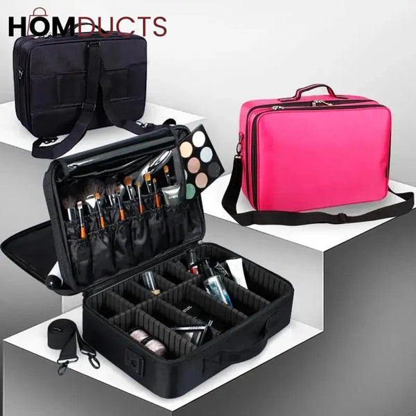 Largest Professional Makeup Traveling Bag J & C Organizer