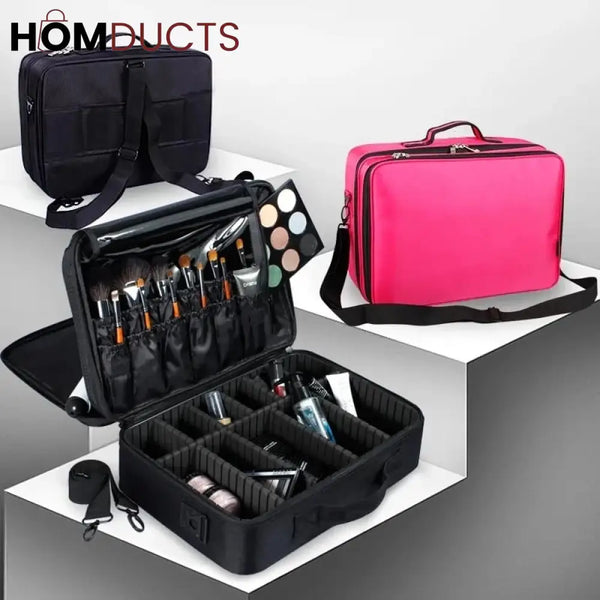 Largest Professional Makeup Traveling Bag J & C Organizer