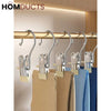 Laundry Hanging Hooks Clothes Pin For Closet Organizer (Pair)