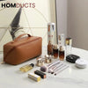 Leather Travel Cosmetic Organizer J & C