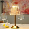 Led Crystal Table Lamp