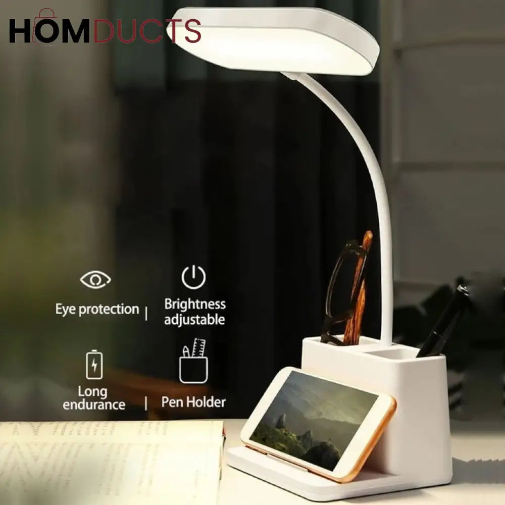 Led Eye Protection Desktop Lamp With Holder