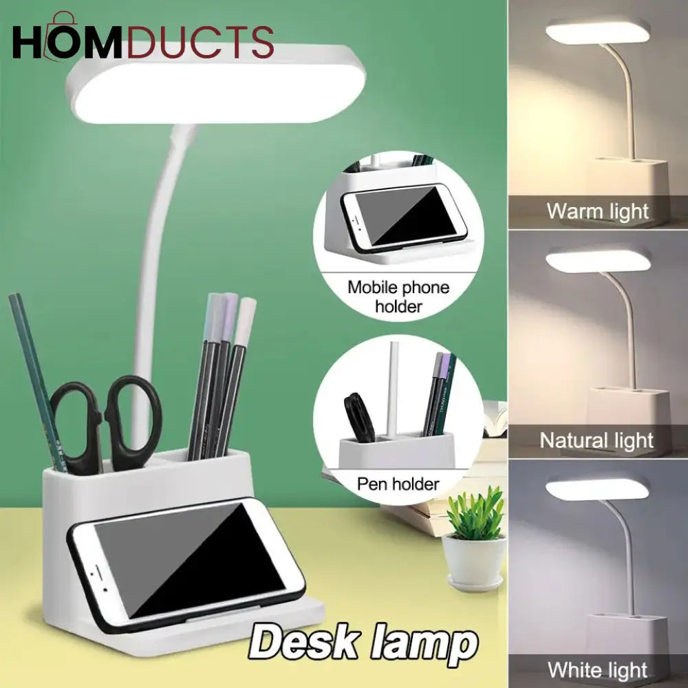 Led Eye Protection Desktop Lamp With Holder