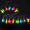 Led Happy Birthday String Light
