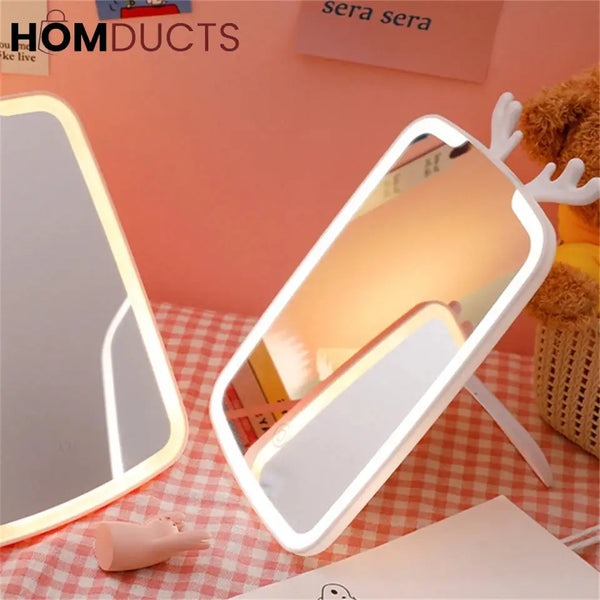 Led Rechargeable Desktop Vanity Mirror
