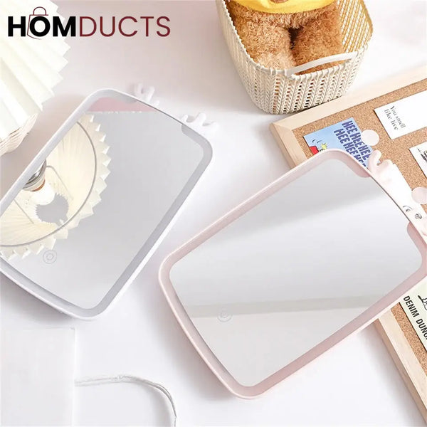 Led Rechargeable Desktop Vanity Mirror