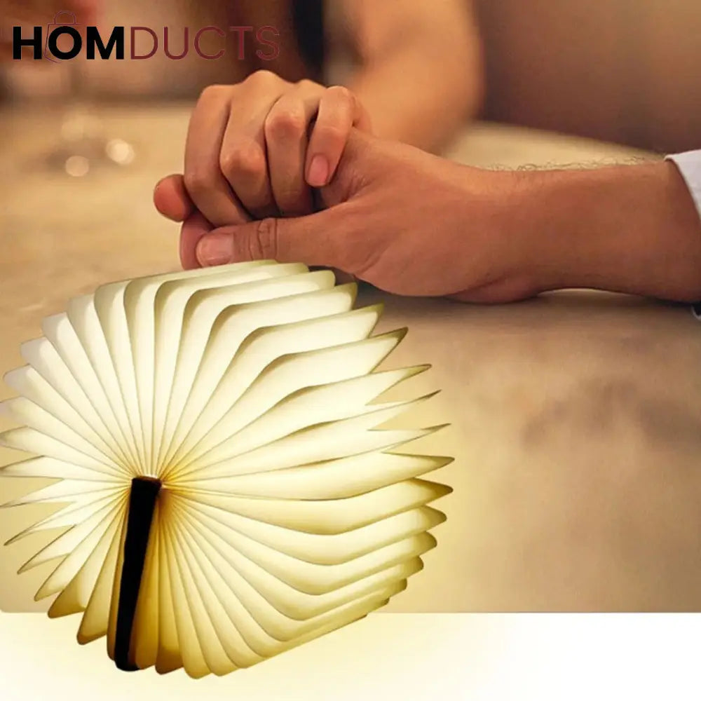 Led Wooden Book Lamp