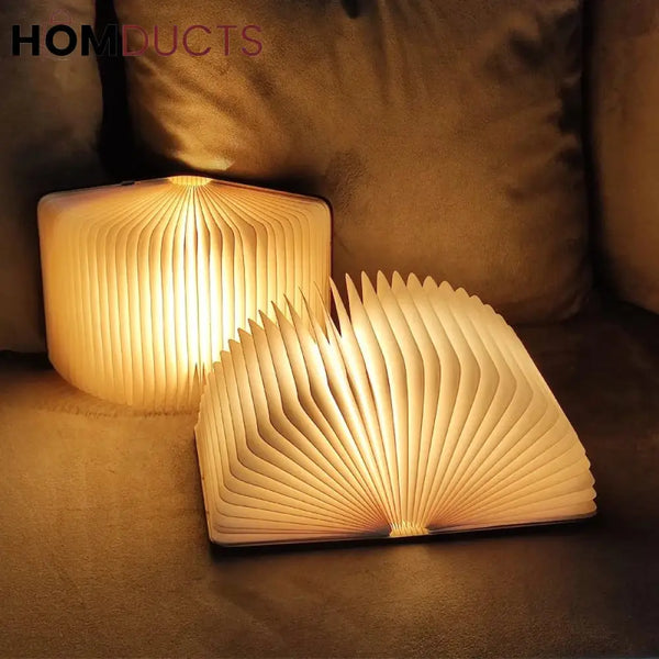 Led Wooden Book Lamp