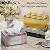 Light Luxury Transparent Tissue Box