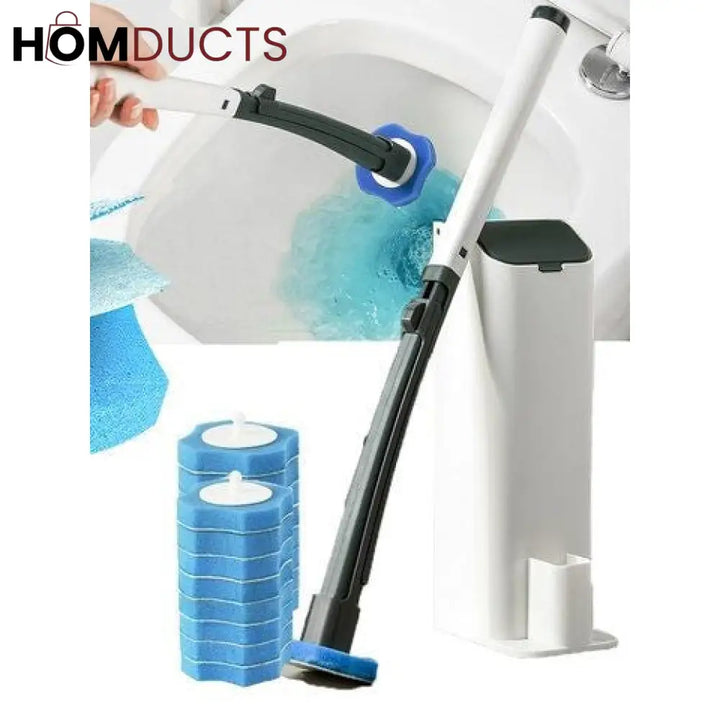 Long Handle Toilet Brush With Disposable Replacement