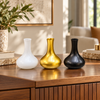 Long neck mini decorative vase in three colours