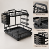 Multifunction White Countertop Dish Drying Rack product features
