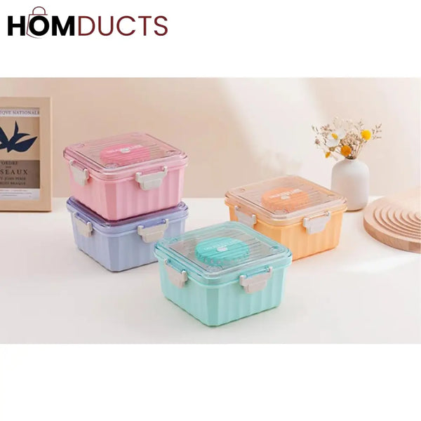 Lunch Box With Separate Partition (Microwave Safe)