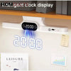 LuxeGlow LED Desk Lamp with Digital Clock – Minimalist Rechargeable Study & Work Light