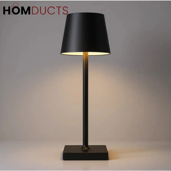 LuxeGlow Rechargeable LED Side Lamp – Minimalist Black & White Set