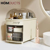 LUXORMOVE: Large Capacity Cosmetic & Jewelry Organizer with Lid