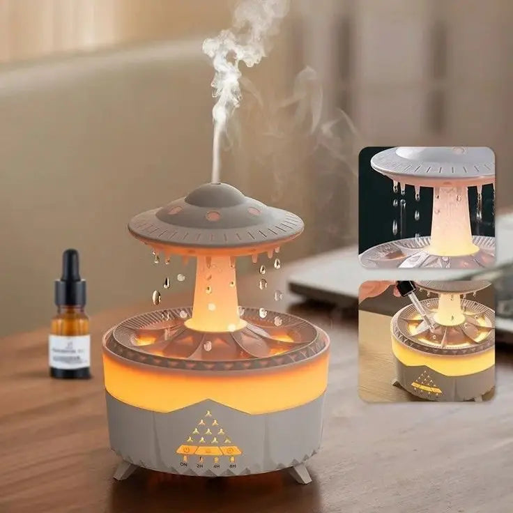 Luxurious Moisturizing Essential Oils Rain Cloud Humidifier