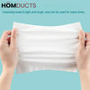 Luxurious Soft Cotton Disposable Face Towels - 70 Count Thick & Absorbent