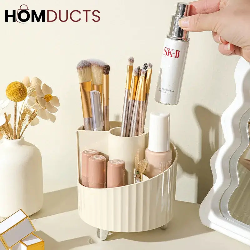 LUXORMOVE MAKEUP STORAGE – CUTE DESIGN LARGE BRUSH & LIPSTICK HOLDER FOR DESKTOP