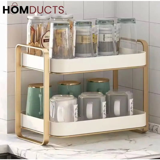 Luxury 2 Tier Drain Storage Rack