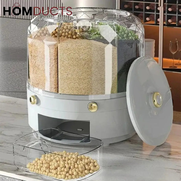 Luxury 360 Rotating Rice And Cereal Dispenser