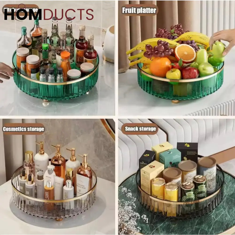 Luxury Acrylic Rotating Tray – Homducts