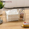 Luxury Acrylic Tissue Box With Holder