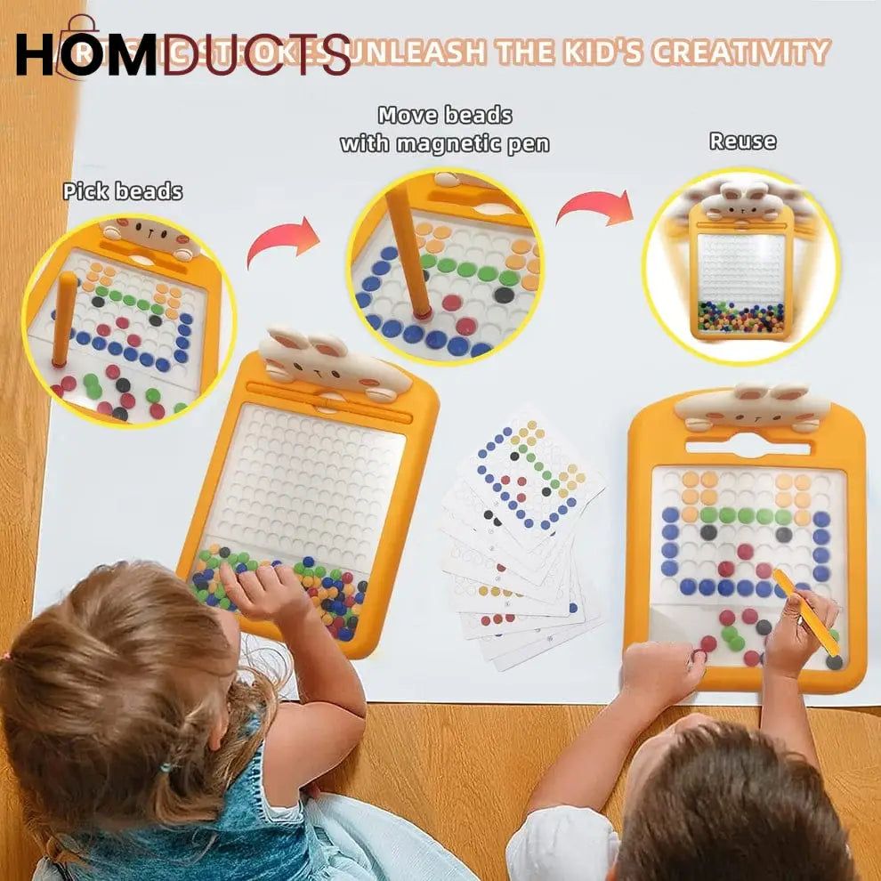 Luxury Bunny Magnetic Mosaic Board – Kids’ Creative Learning Toy