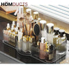 Luxury Clear Acrylic Makeup Organizer with Compartments for Brushes Perfumes & Skincare