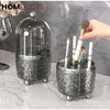 Luxury Clear Makeup Brush Holder With Lid