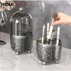 Luxury Clear Makeup Brush Holder With Lid