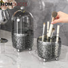 Luxury Clear Makeup Brush Holder With Lid