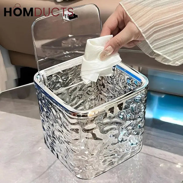 Multi-Purpose Clear Acrylic Storage Box with Lid – Stylish Organizer Jar