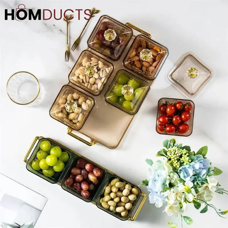 Luxury Compartment Snack Dish