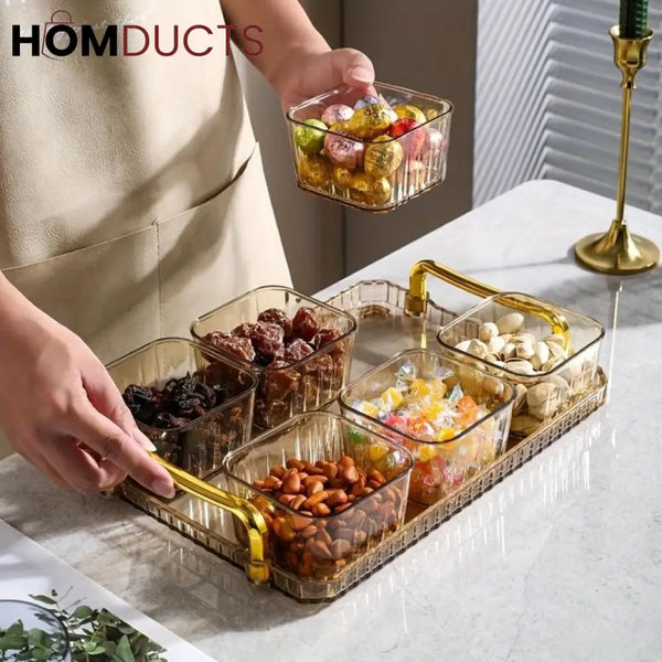 Luxury Compartment Snack Dish