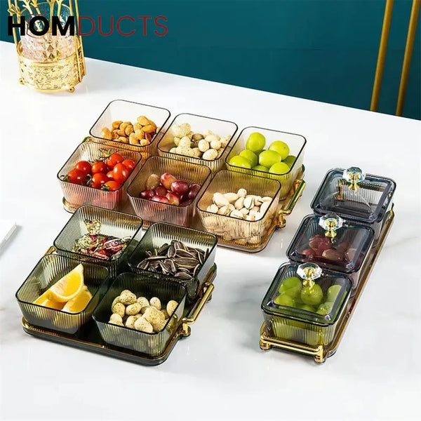 Luxury Compartment Snack Dish