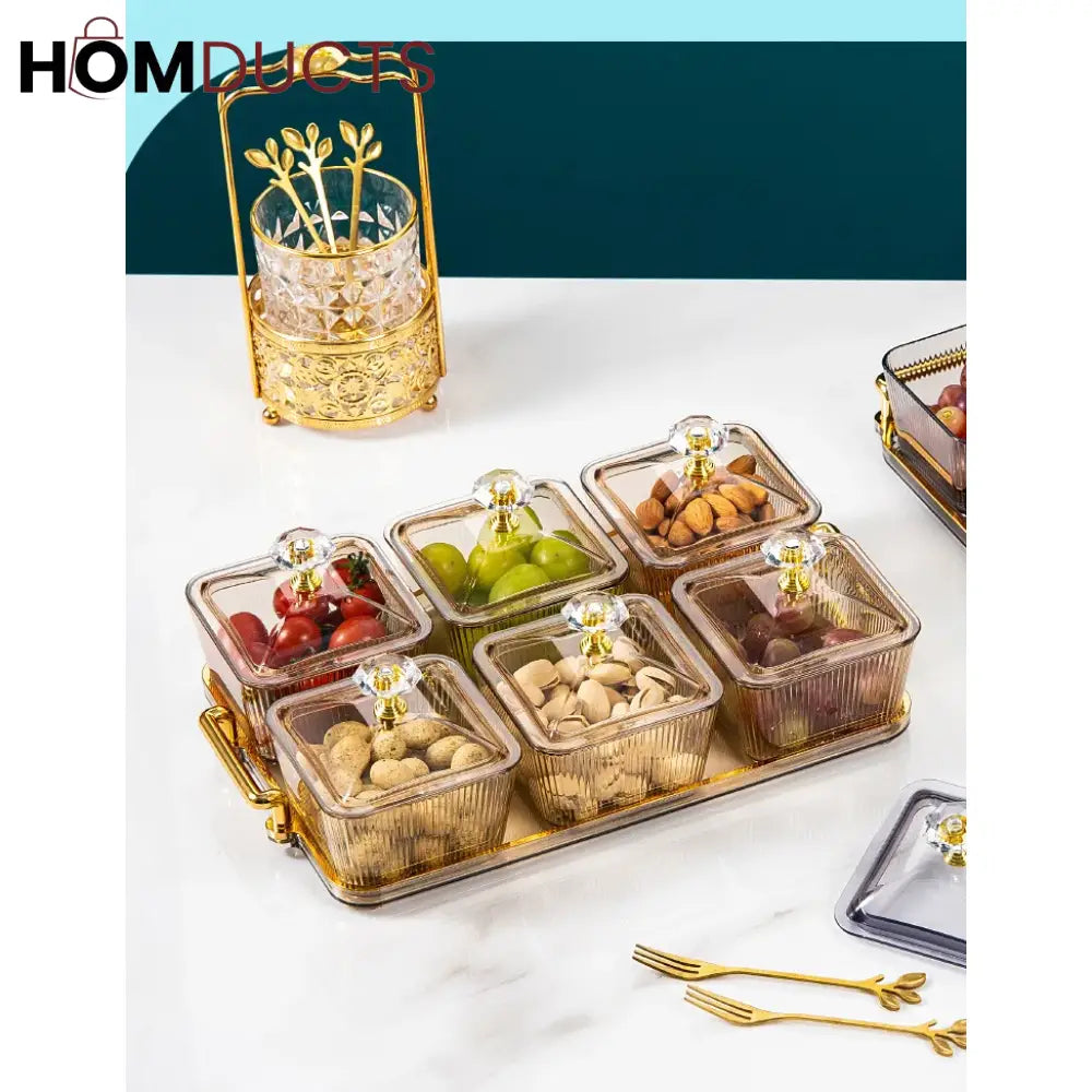 Luxury Compartment Snack Dish