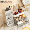 Luxury Cosmetic Box With Makeup Brush Organiser