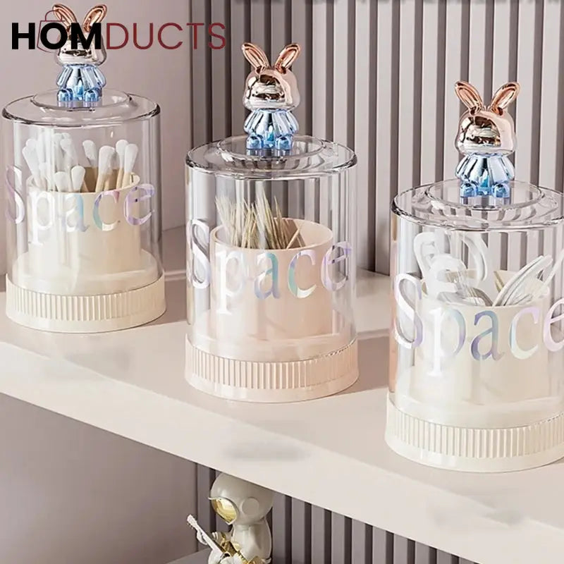 Luxury Cotton Swab And Multipurpose Holder