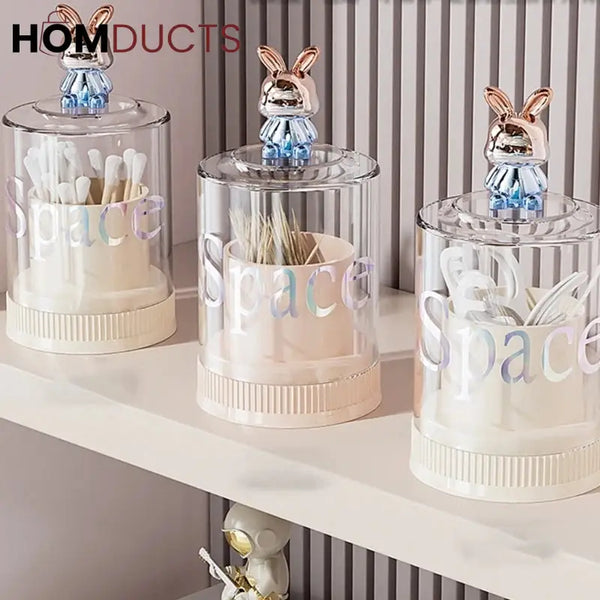 Luxury Cotton Swab And Multipurpose Holder