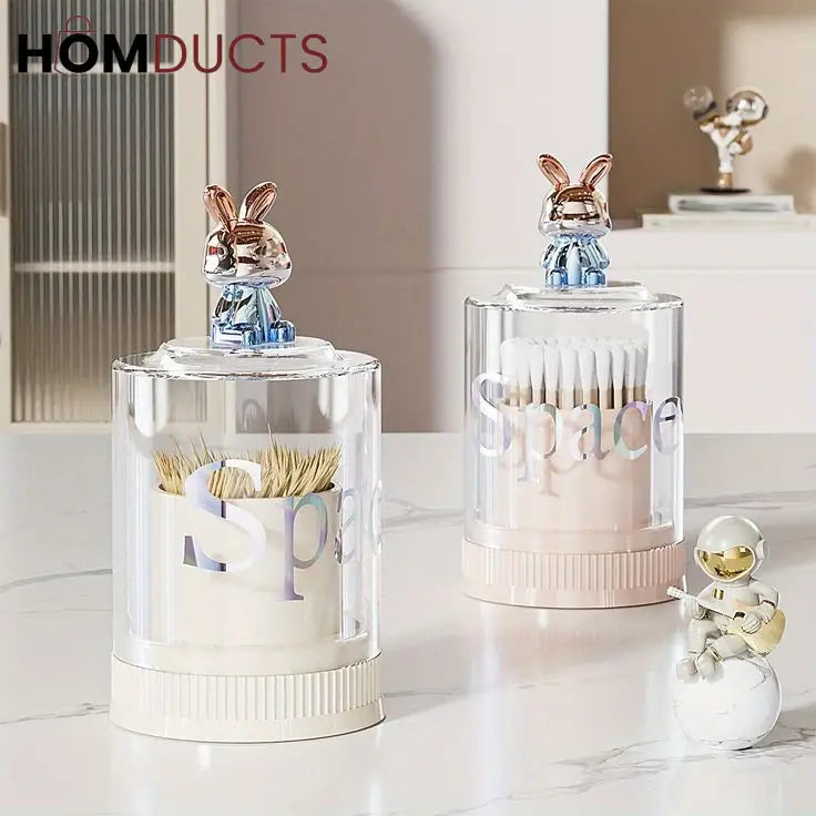 Luxury Cotton Swab And Multipurpose Holder
