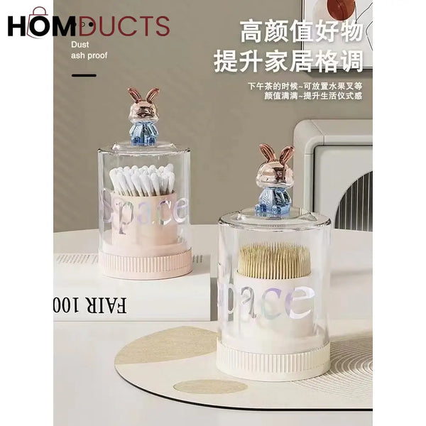 Luxury Cotton Swab And Multipurpose Holder